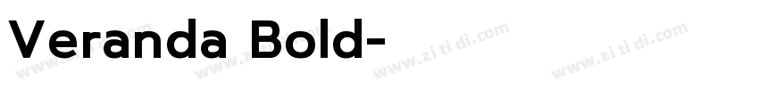 Veranda Bold字体转换